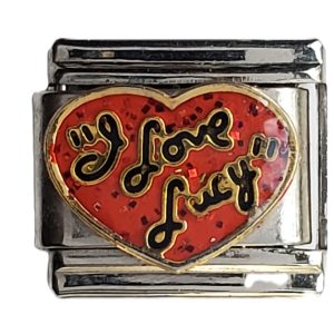 Italian Charm Bracelet Stainless Steel 9mm - I Love Lucy