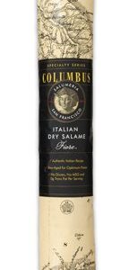 Columbus Salame Company Italian Dry Salame V2 Paper Wrap 3 Pound