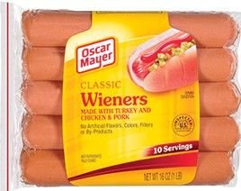 OSCAR MAYER FRANKS HOT DOGS CLASSIC WEINERS 16 OZ PACK OF 4