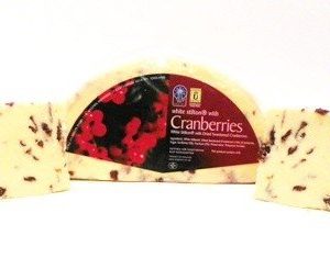 Imported English British Cranberries Cheese (Brand may vary) approx 1 pound