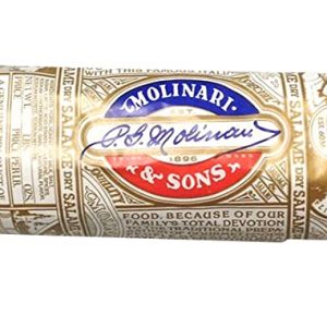 Molinari & Sons San Francisco Italian Dry Salami 3lb Stick Molded Paper Wrapped