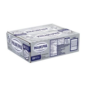 Kraft Philadelphia Original Cream Cheese Pouches for Bagels, Cheese cake, other gourmet desserts or cooking (50 Packs each order)